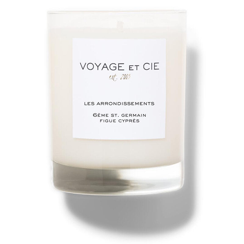 Voyage et Cie Les Arrondissements 6ème St. Germain "Figue Cyprès" Candle