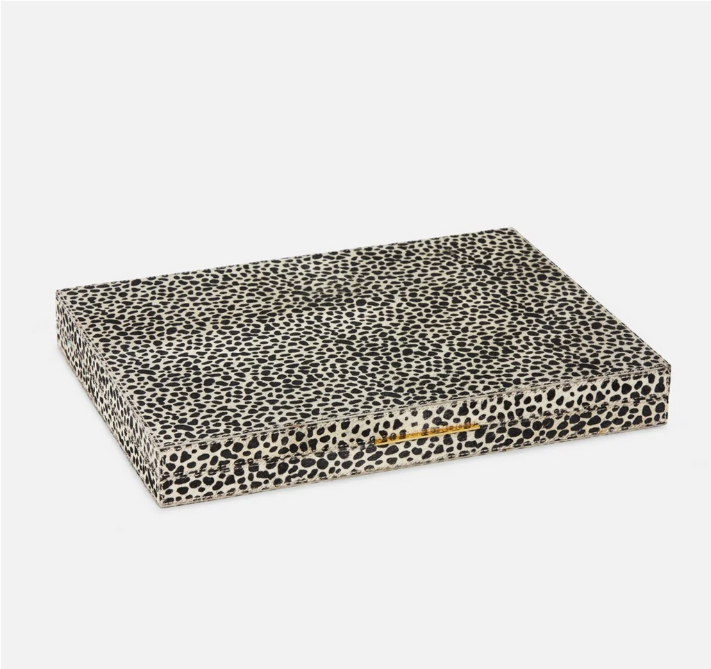 Pigeon and Poodle Bailey Backgammon Set - Cheetah Print