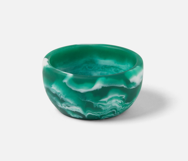 Blue Pheasant Hugo Swirled Mini Serving Bowl - Dark Green