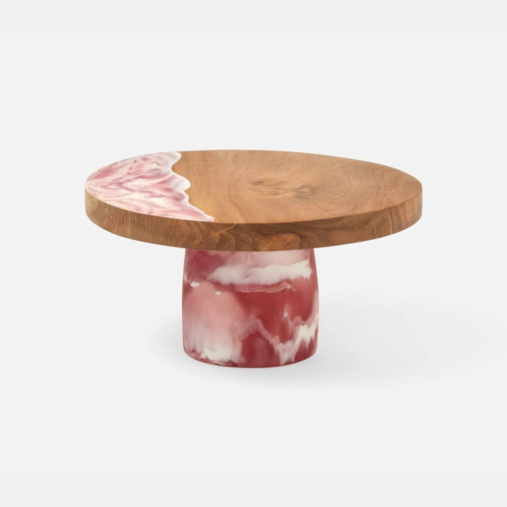 Blue Pheasant Austin Swirled Cake Stand - Pink