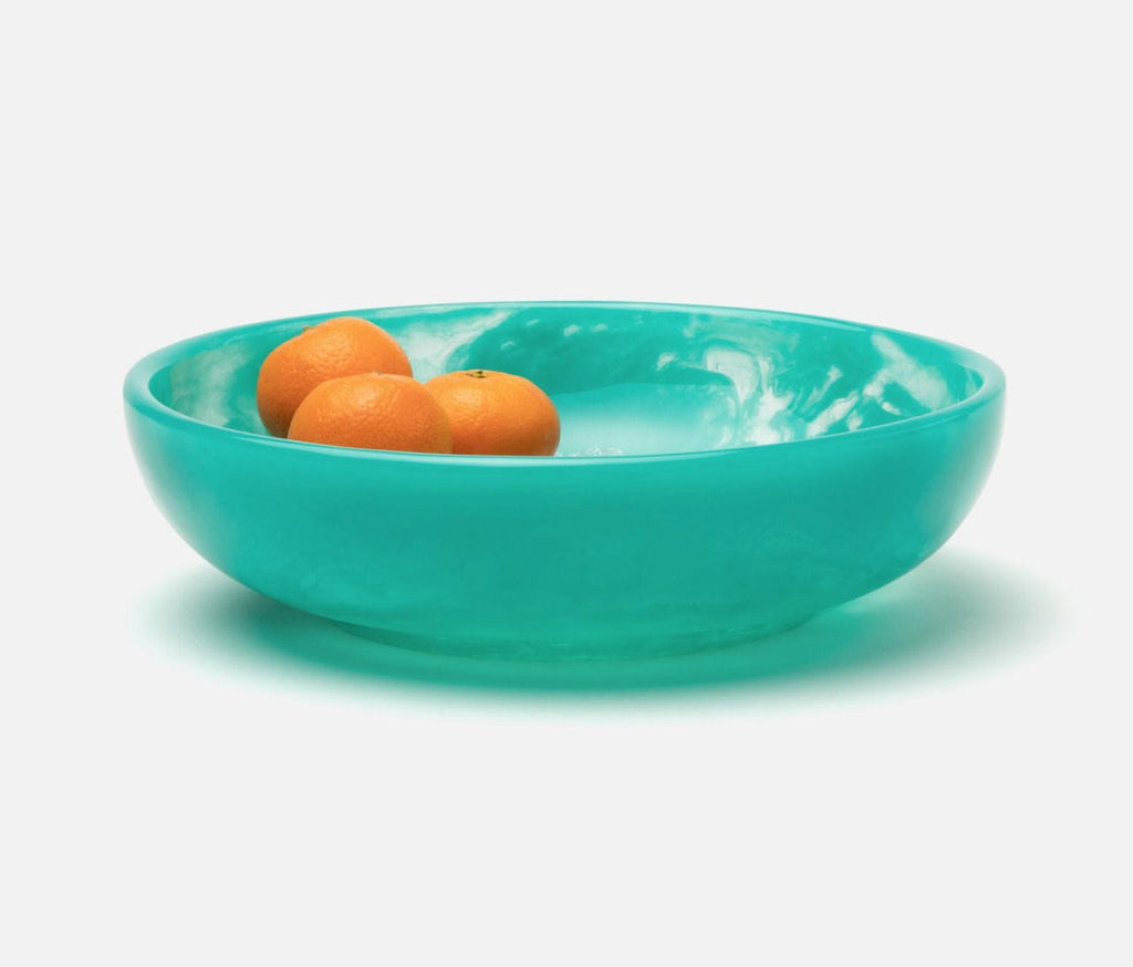 Blue Pheasant Sawyer Large Serving Bowl - Turquoise