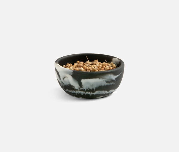 Blue Pheasant Hugo Swirled Pinch Bowl - Black