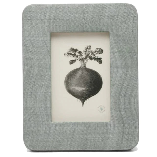 Halle Silken Abaca Picture Frame - Bullet Gray