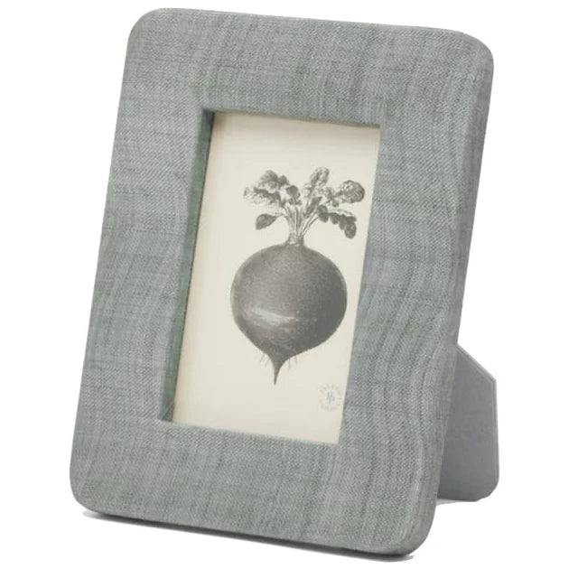 Halle Silken Abaca Picture Frame - Bullet Gray