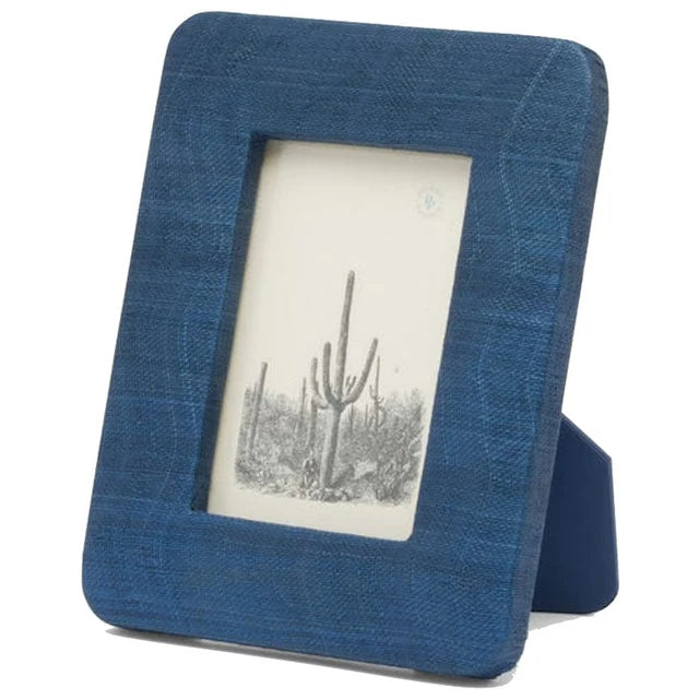 Halle Silken Abaca Picture Frame - Navy