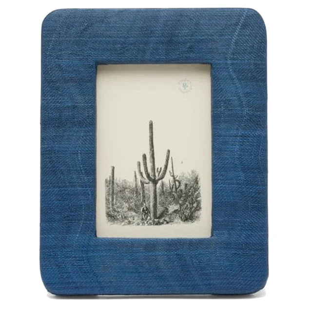 Halle Silken Abaca Picture Frame - Navy