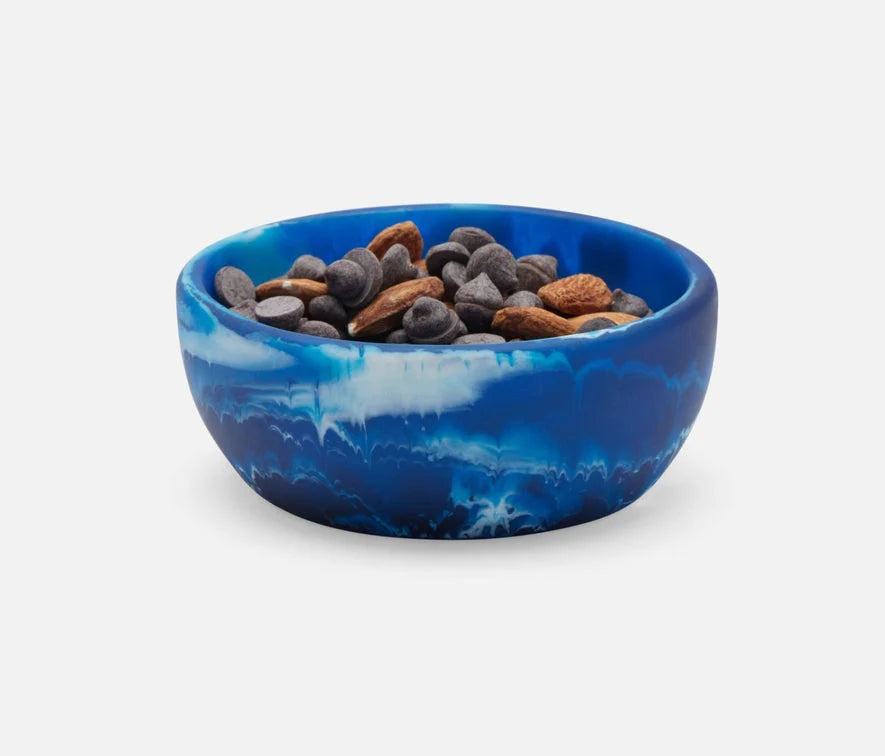 Blue Pheasant Hugo Swirled Extra Small Serving Bowl - Blue