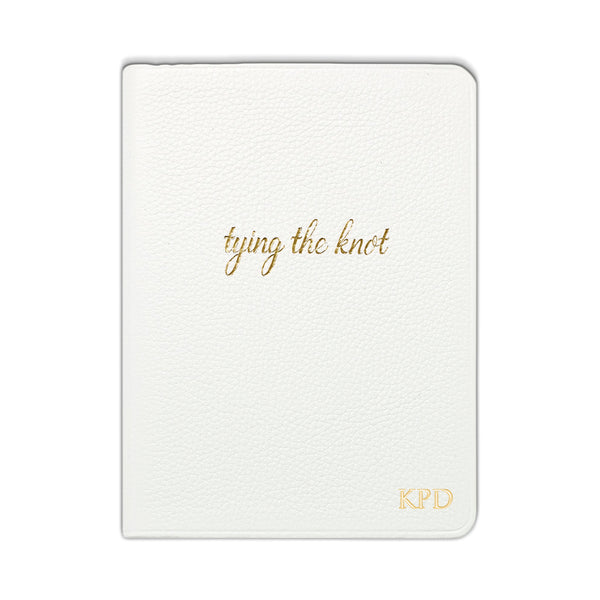 White "Tying the Knot" Journal